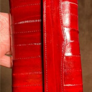 Red Leather Wallet